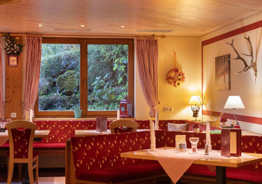 Restaurace v ubytování IFA Breitach Apartments Kleinwalsertal