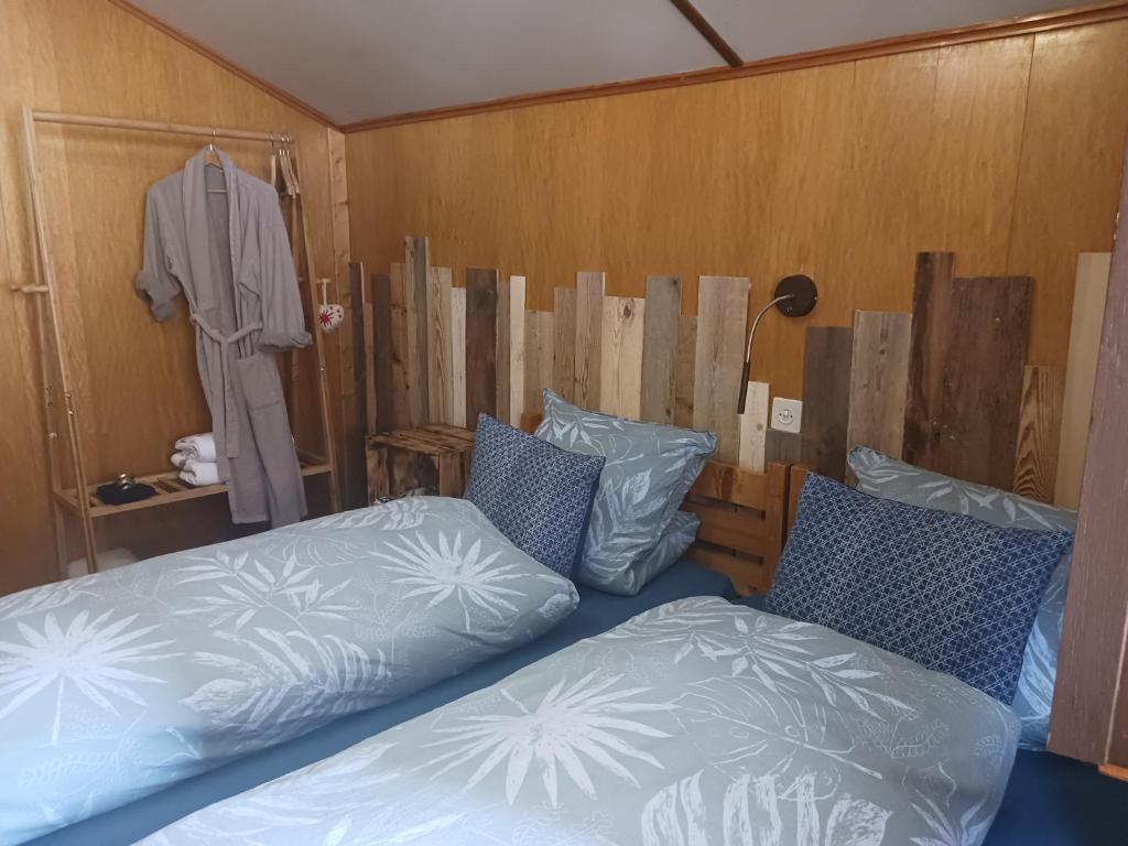 Postel nebo postele na pokoji v ubytování Chalet Hirsch