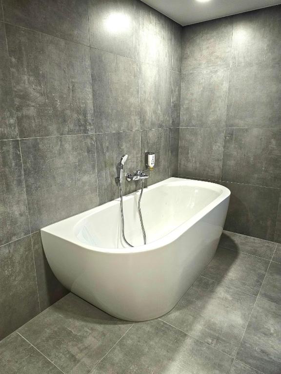 Koupelna v ubytování Hotel Quellenhof