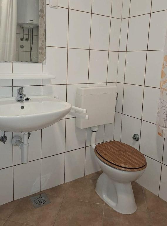 Koupelna v ubytování Apartman matusan palit55