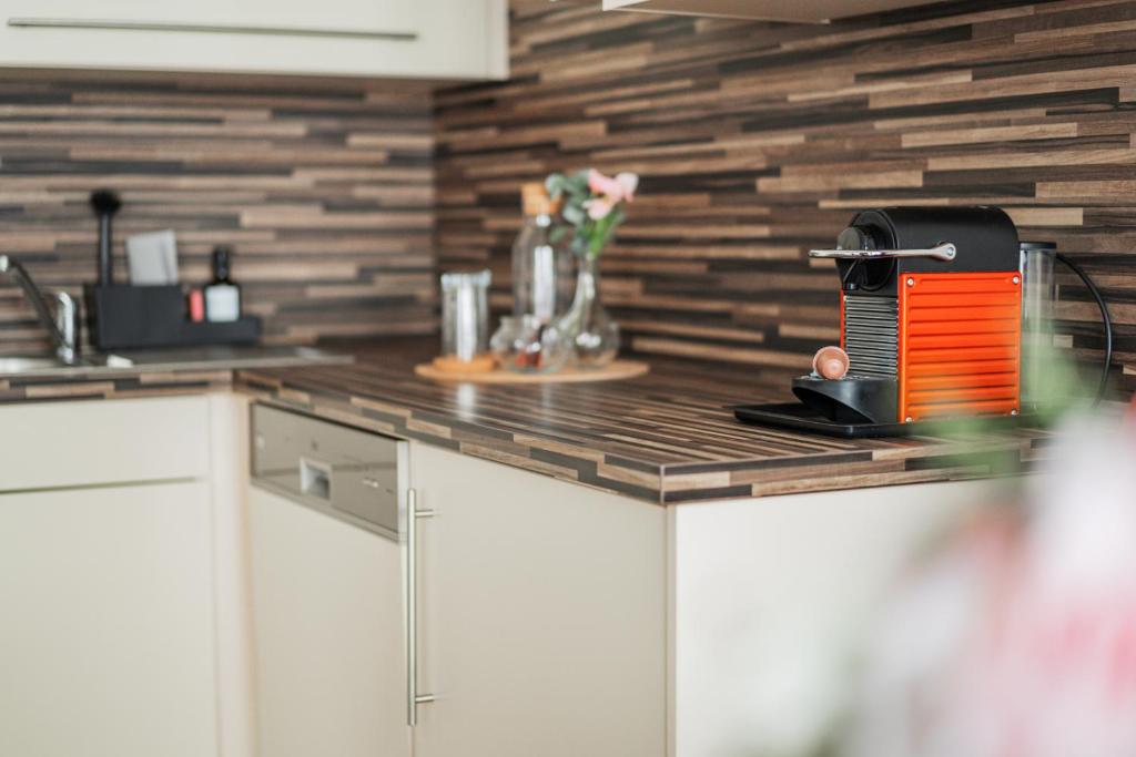 Kuchyňa alebo kuchynka v ubytovaní Serviced Apartments Josefstadt City