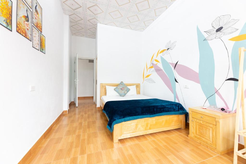 Postel nebo postele na pokoji v ubytování Cat Ba Countryside Homestay