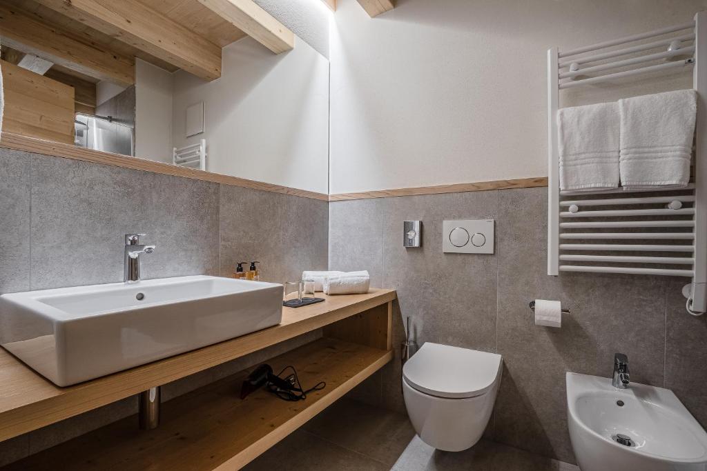 Koupelna v ubytování Chalet Alpenrose
