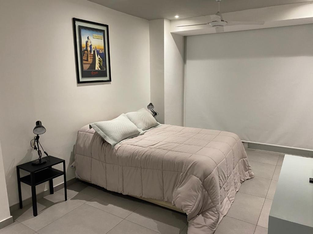 Postel nebo postele na pokoji v ubytování Excepcional monoamb. con posibilidad de cochera