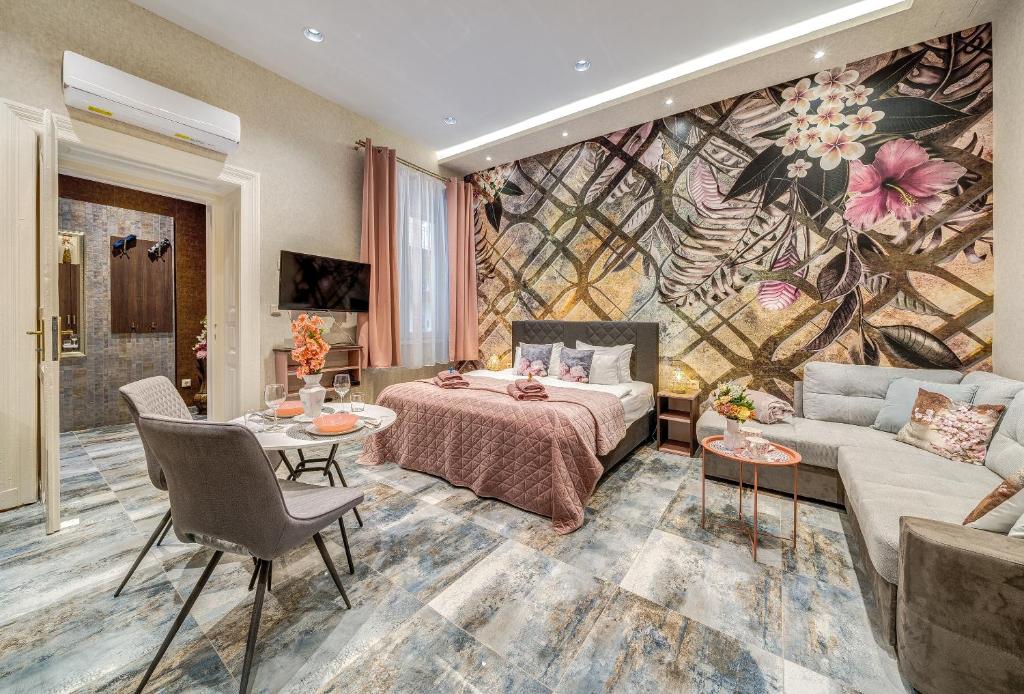 Et tv og/eller underholdning på Budapest Magic Exotic in Downtown