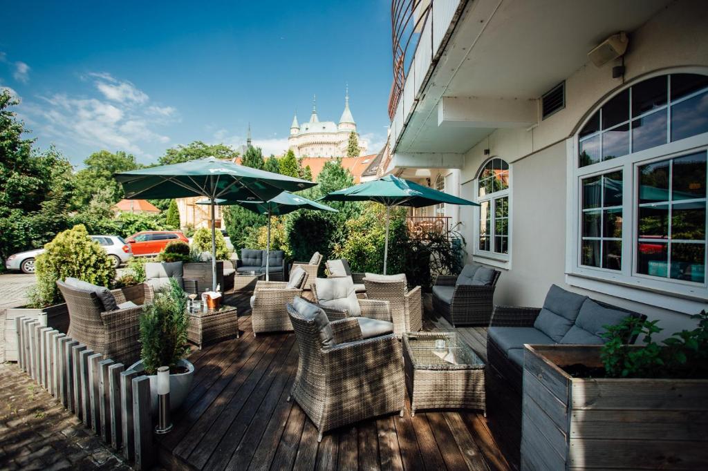 Zahrada ubytování Hotel pod Zámkom