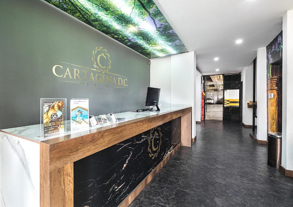 Um certificado, prémio, placa ou documento mostrado em Hotel Cartagena DC
