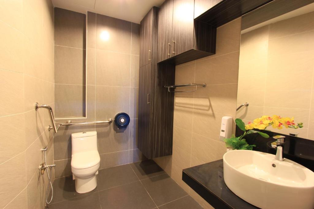 Koupelna v ubytování Ipoh Downtown Hotel