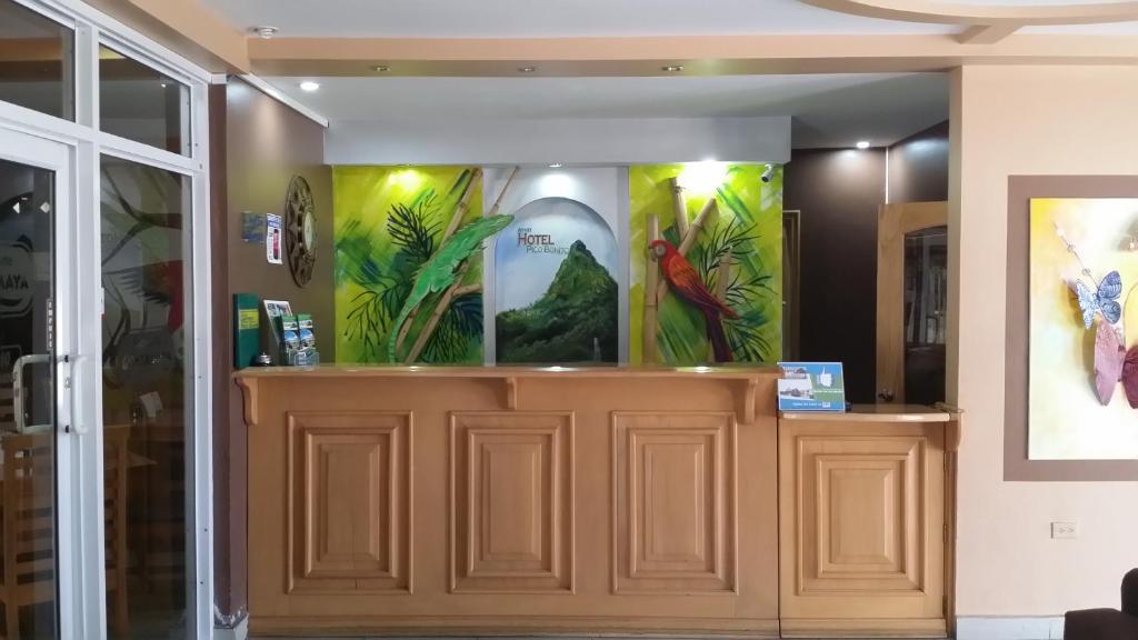 הלובי או אזור הקבלה ב-Apart Hotel Pico Bonito