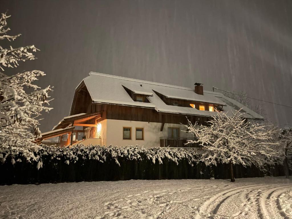 Gästehaus Brugger v zimě