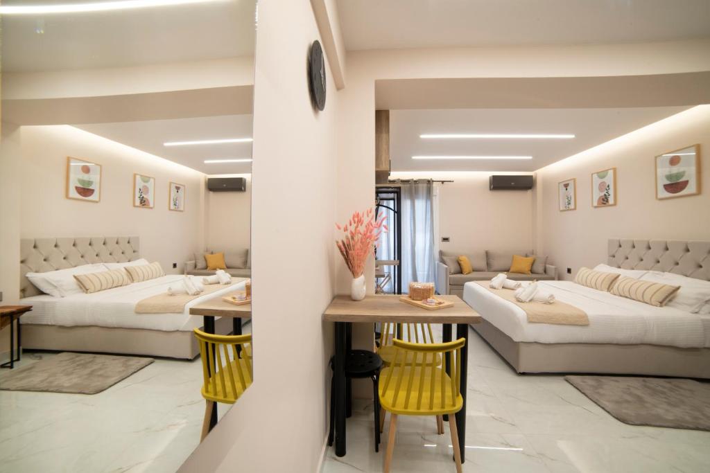 Posezení v ubytování Elite Suite Loutraki
