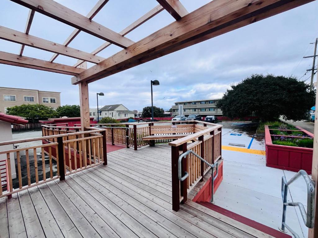 Balkón nebo terasa v ubytování Monterey Hostel