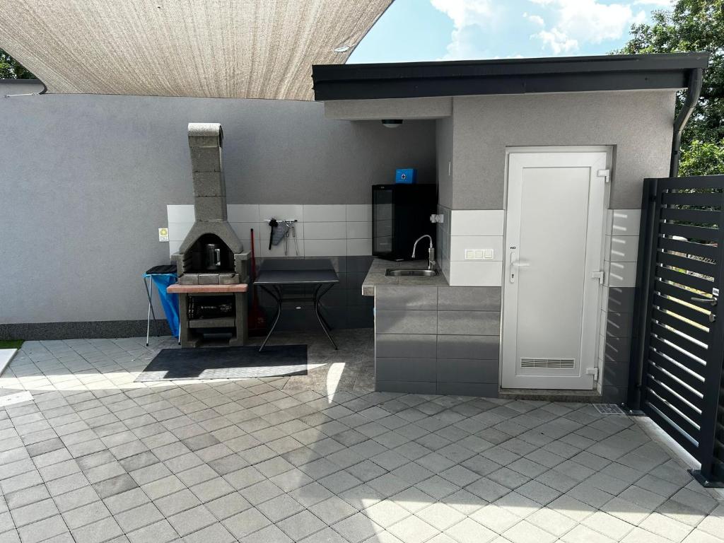 Balkón nebo terasa v ubytování Apartmani Jedro