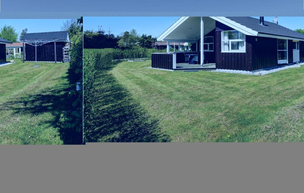 Nørre HurupにあるAmazing Home In Hadsund With 3 Bedrooms, Sauna And Wifiの庭二写真