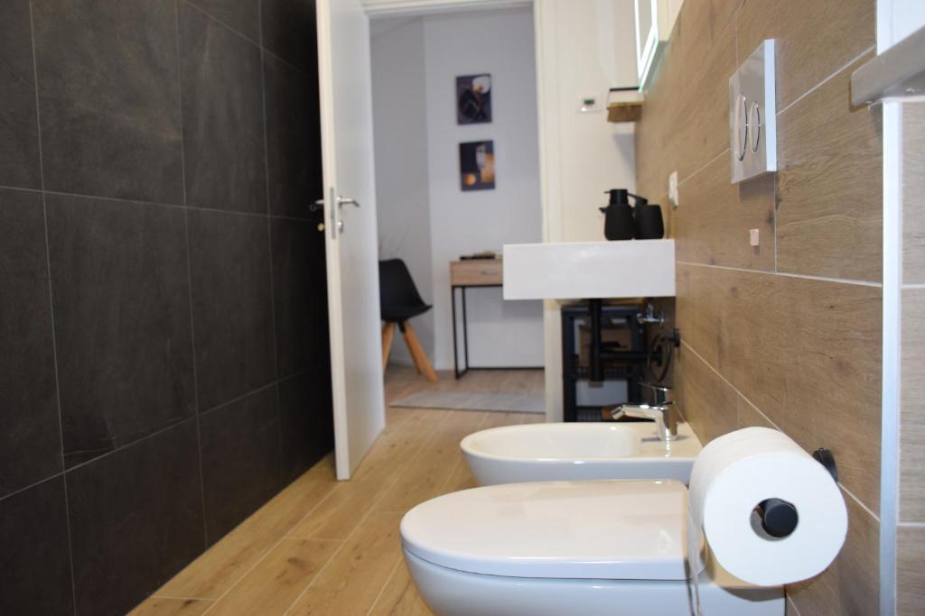 Koupelna v ubytování Casa Fornace