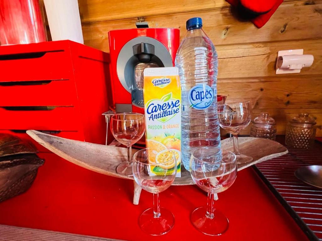 Nápoje v ubytování les gites du cocon