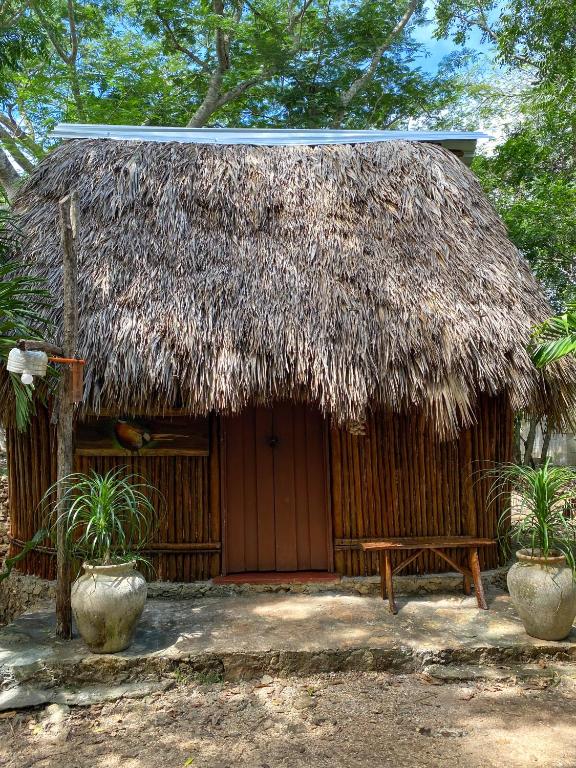 Zahrada ubytování Xkopek, Camping y Cabañas