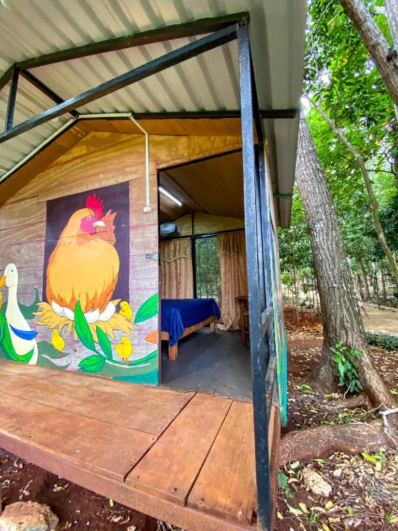 Zahrada ubytování Xkopek, Camping y Cabañas