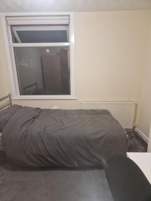 Tempat tidur dalam kamar di Cozy Bedroom in Spacious House Manchester
