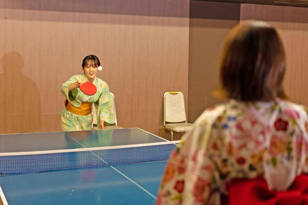 Hosté ubytování Ooedo Onsen Monogatari Awara
