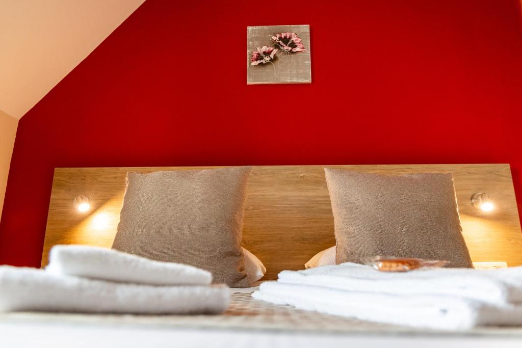 Postel nebo postele na pokoji v ubytování Le Bon Cap