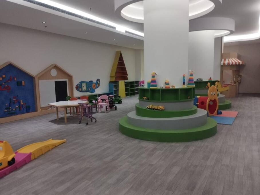 a room with a play area with a playground at ٣ غرف و صاله in Riyadh