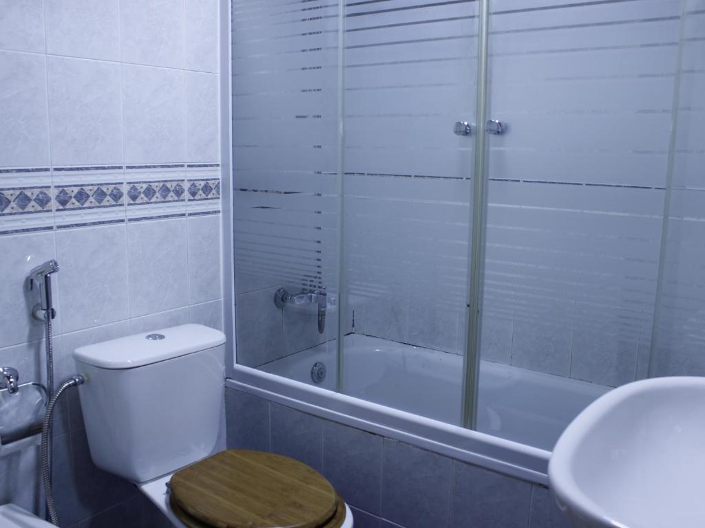 Koupelna v ubytování Viccini Suites