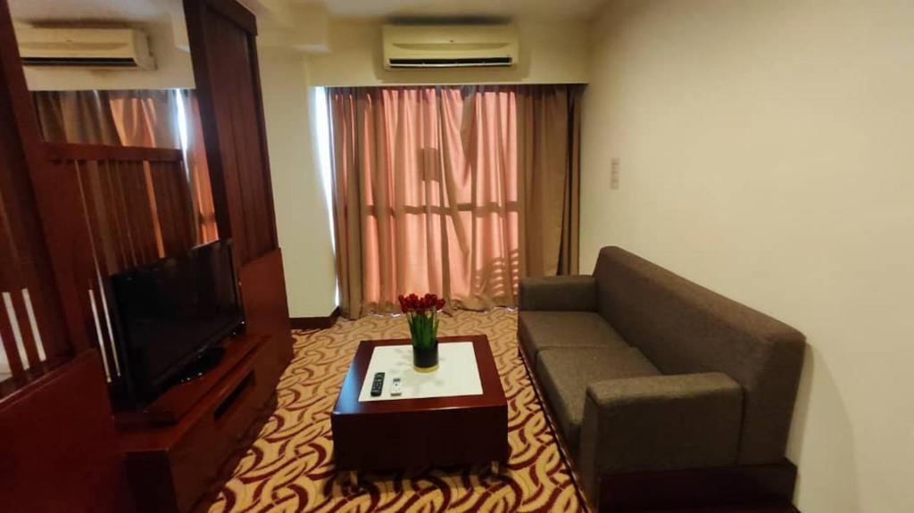 Posezení v ubytování SUN GARDEN Studio and Residences at South China Sea Place Suites