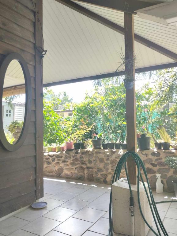 Zahrada ubytování Tema'e Beach House