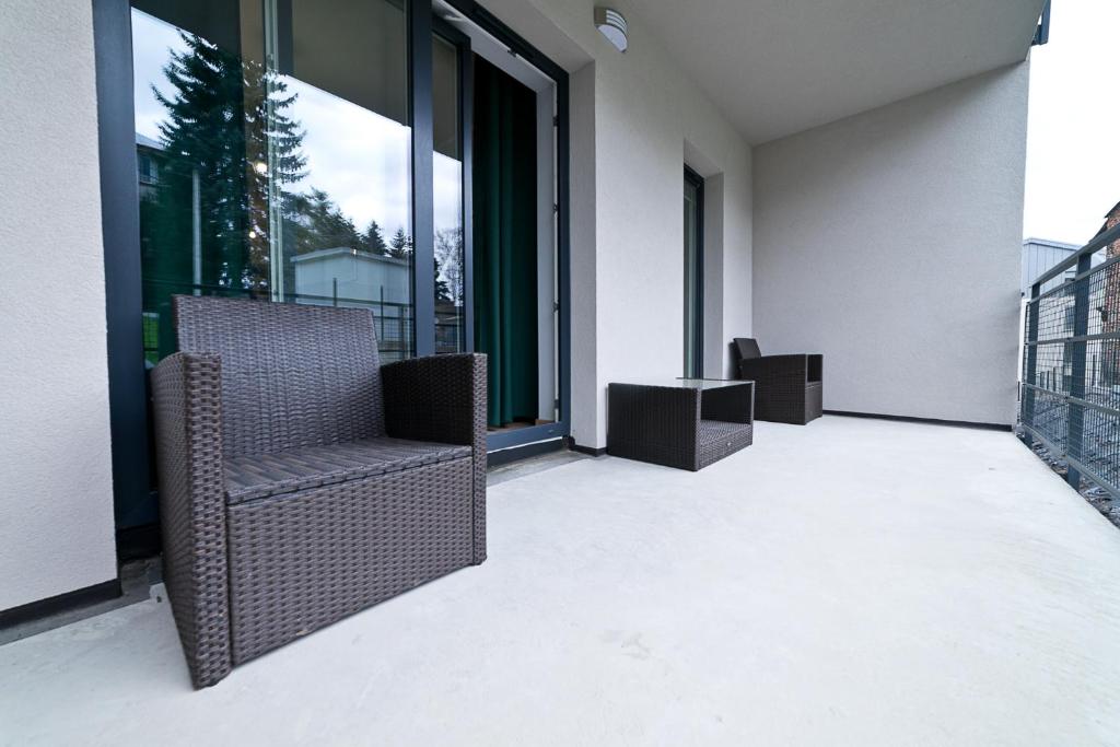 Posezení v ubytování Apartament Tatarska Przemyśl