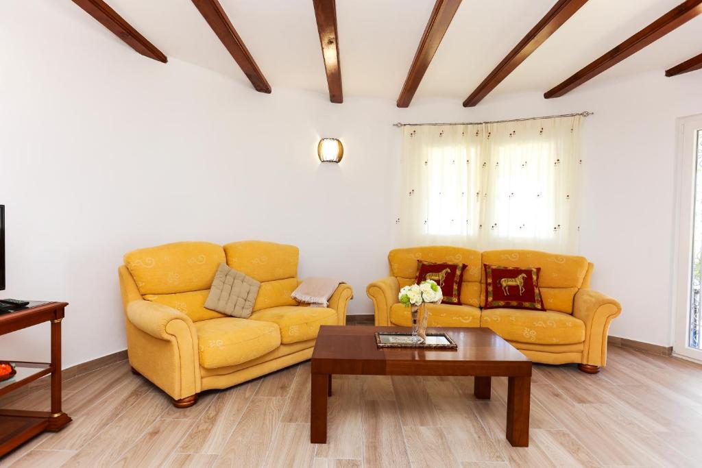 Posezení v ubytování Villa Santa Lucia