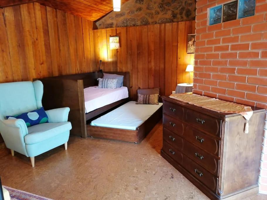 Postel nebo postele na pokoji v ubytování Country House - Hippie Garden