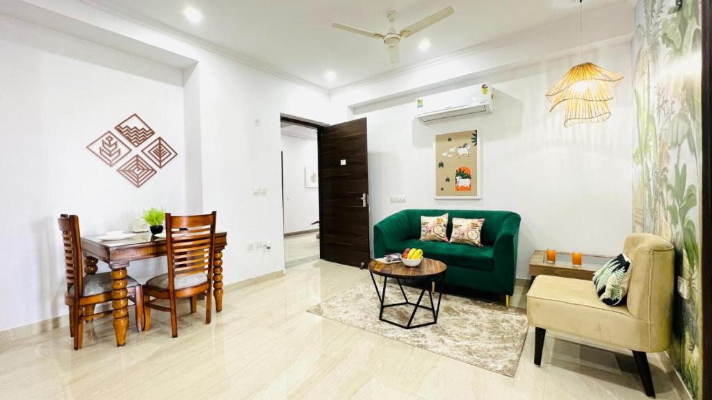 Posezení v ubytování ZEN Suites - Golf Course Road Gurgaon