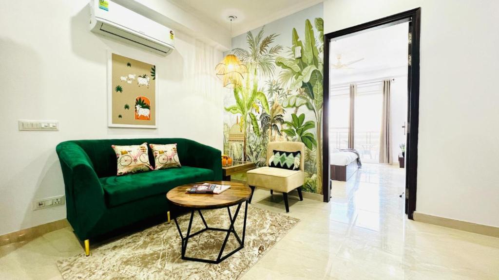 Posezení v ubytování ZEN Suites - Golf Course Road Gurgaon
