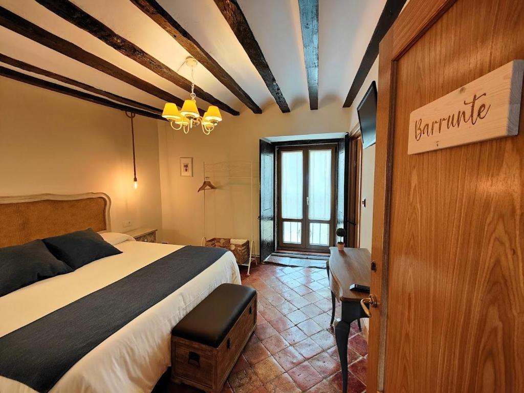 Postel nebo postele na pokoji v ubytování Casa Rural La Molinera Etxea
