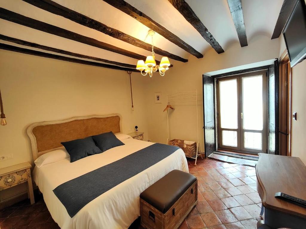 Postel nebo postele na pokoji v ubytování Casa Rural La Molinera Etxea