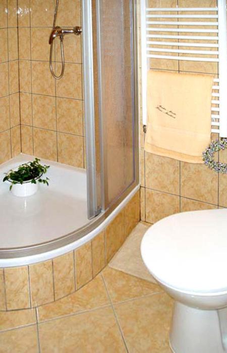 Koupelna v ubytování Apartments Rokytka 112 a 208