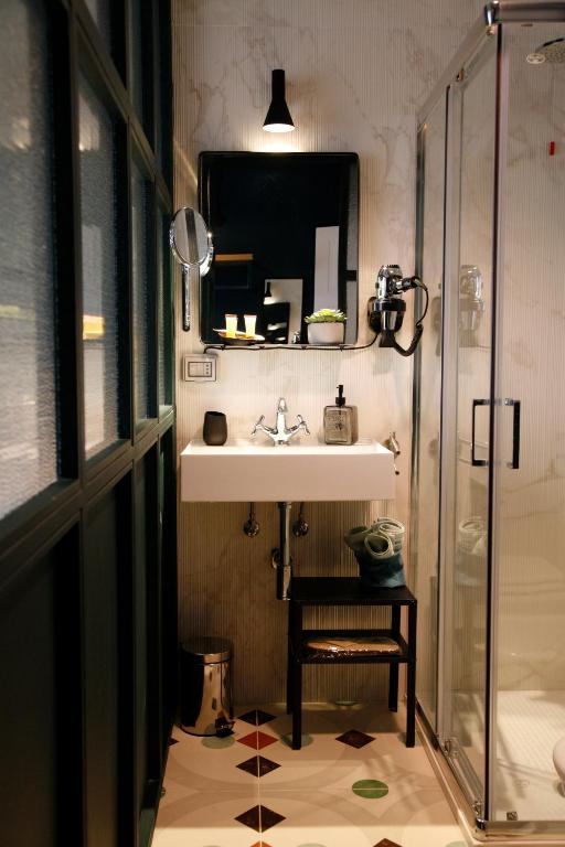 Koupelna v ubytování B & B Casa Portanova