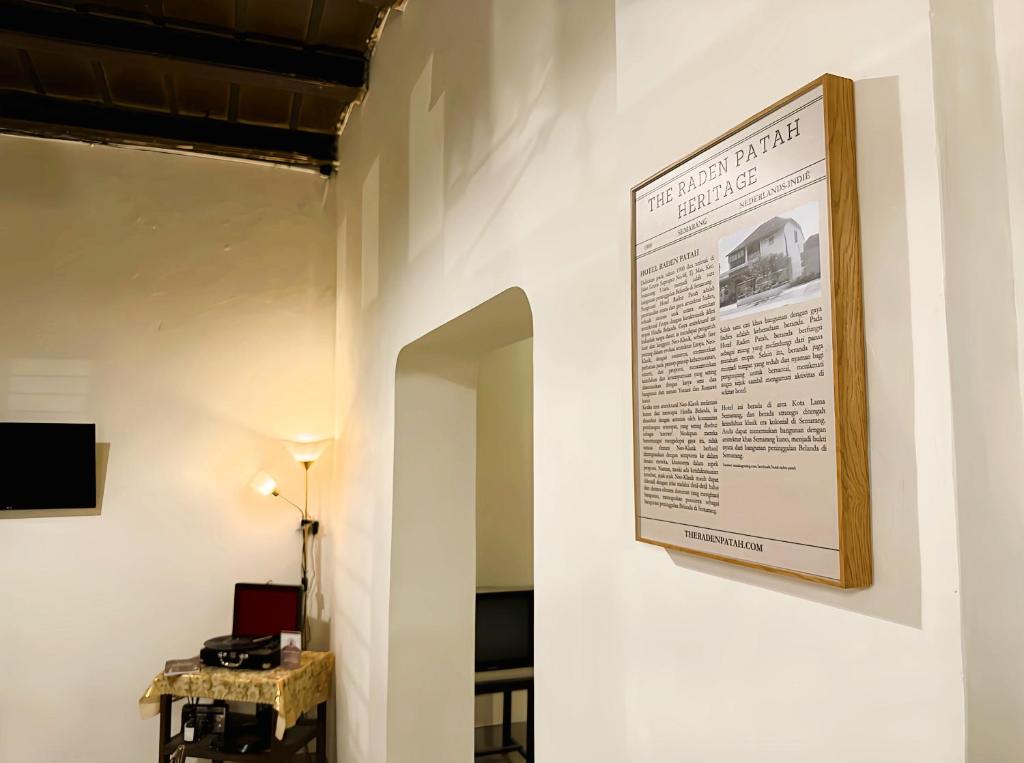 TV a/nebo společenská místnost v ubytování The Raden Patah Heritage Kota Lama