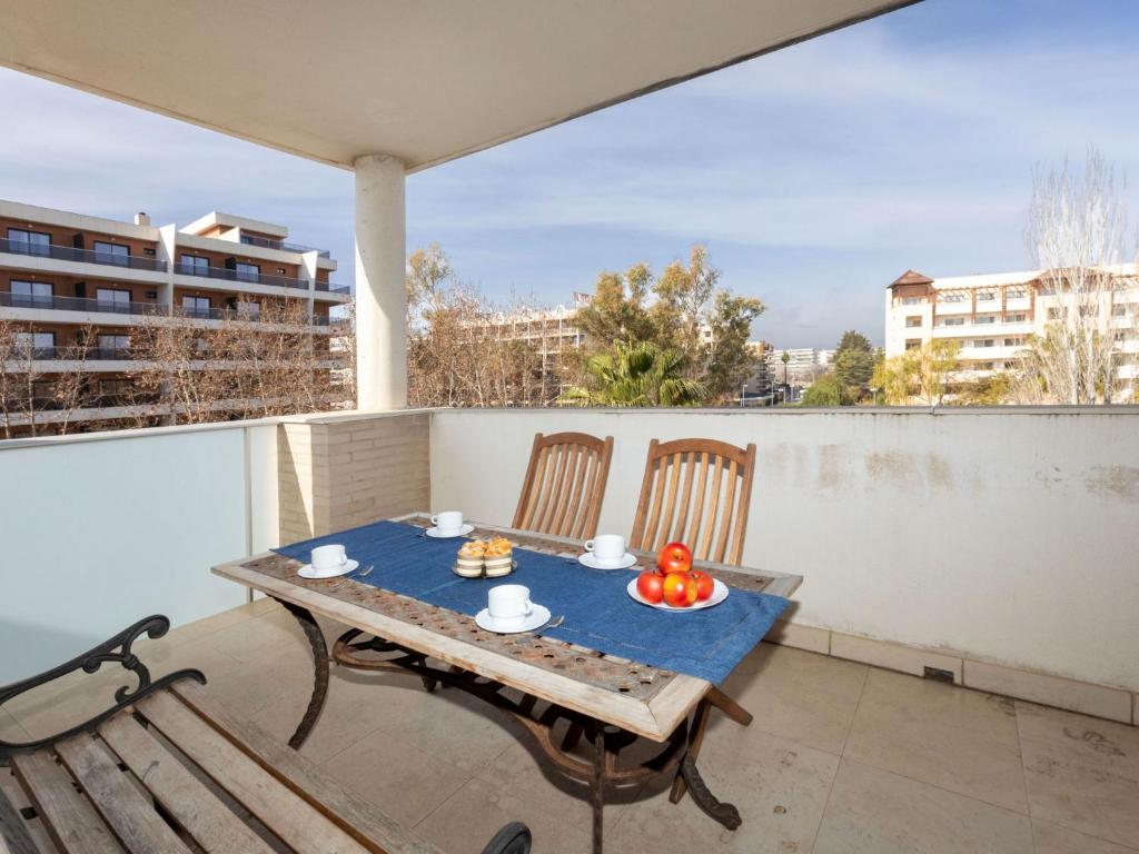 A balcony or terrace at Apartment Aquaria-3 by Interhome