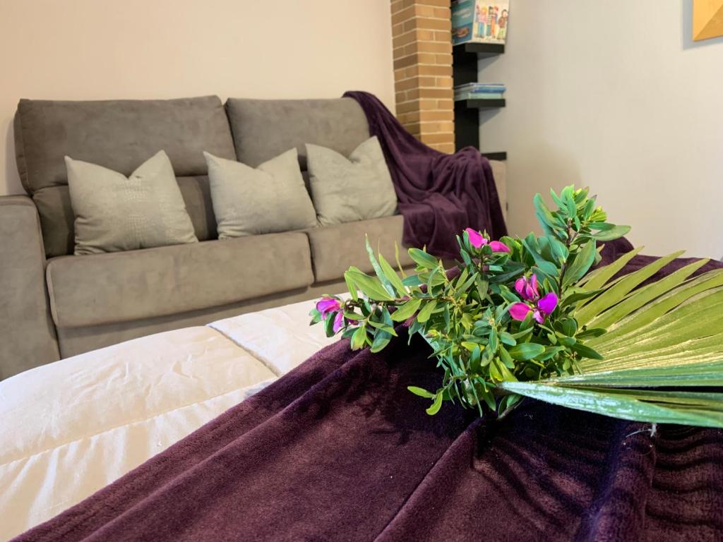Posedenie v ubytovaní Casa de sueños Benasha con piscina, zona infantil y parking privado