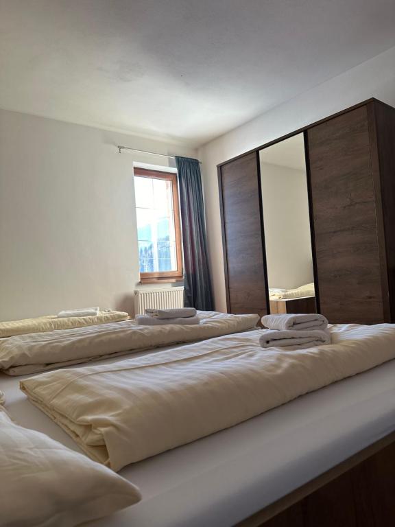 Postel nebo postele na pokoji v ubytování Apartmány Telgárt