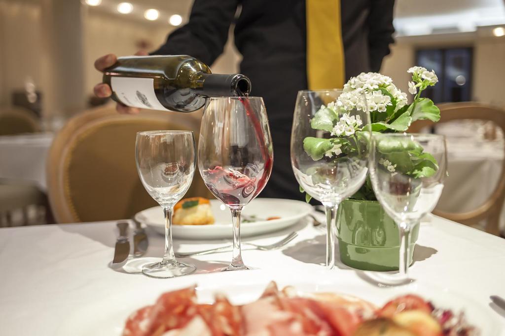 Nápoje v ubytování Grand Hotel Bonanno