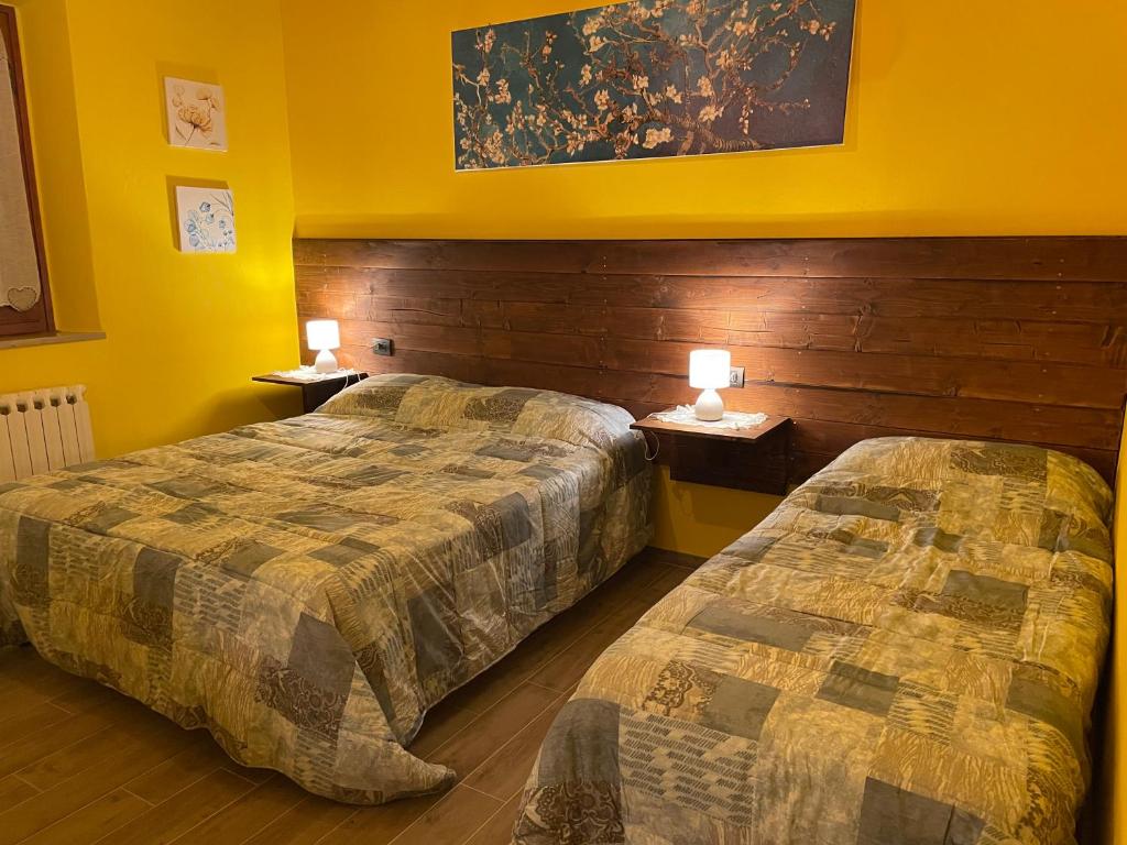 Postel nebo postele na pokoji v ubytování A casa di Bice