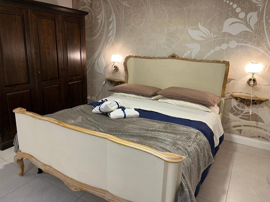 A bed or beds in a room at Casa de la Luna