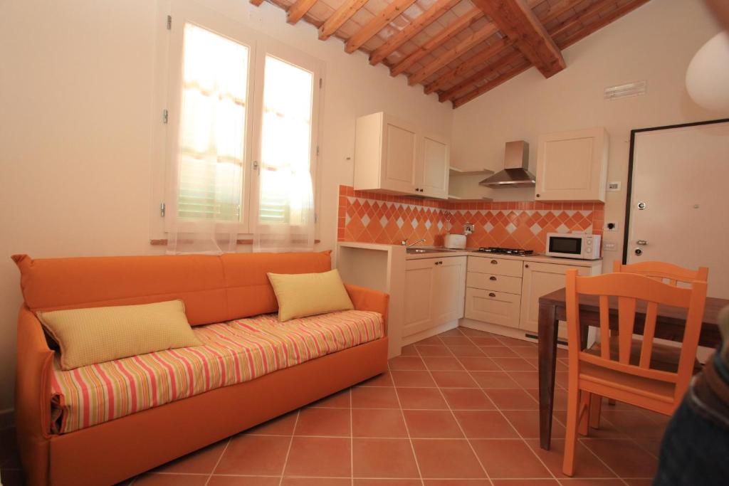 Kuchyň nebo kuchyňský kout v ubytování Agriturismo Campallegro