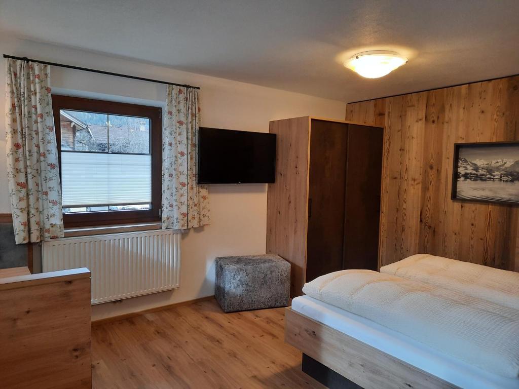 Postel nebo postele na pokoji v ubytování Haus Traudl