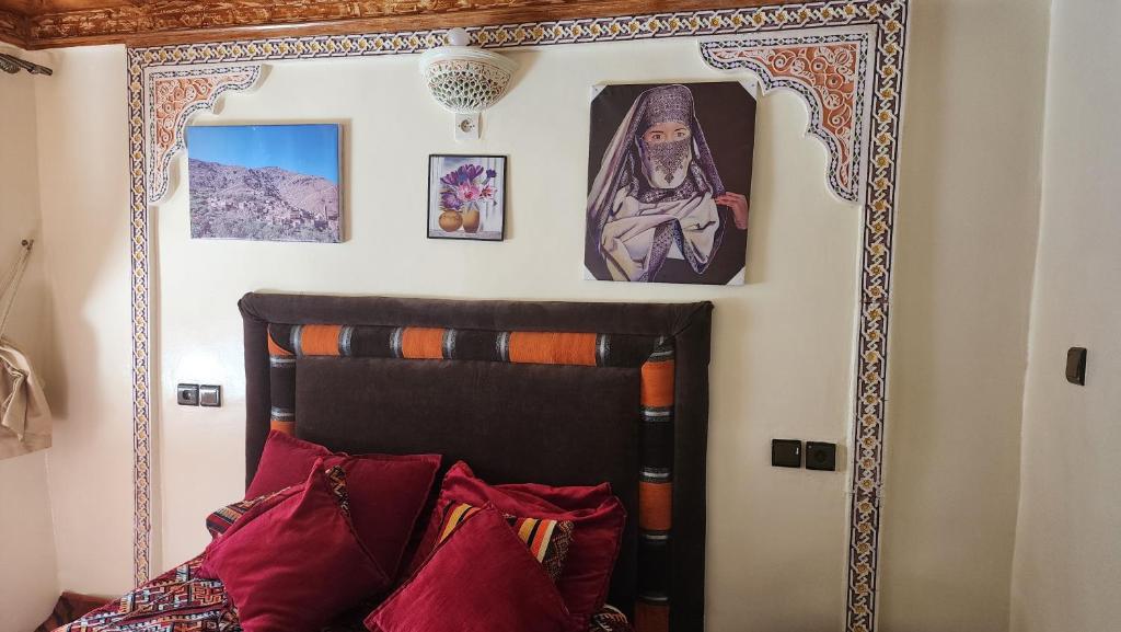 Posezení v ubytování Gîte Atlas Mazik