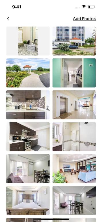 a collage of different photos of different houses at Cozy Beachfront View in Portmore