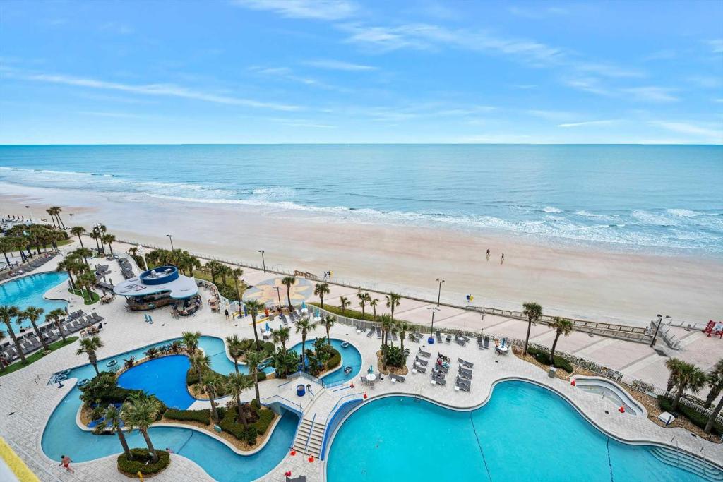 Üldine merevaade või majutusasutusest Luxury 10th Floor 1 BR Condo Direct Oceanfront Wyndham Ocean Walk Resort Daytona Beach | 1006 pildistatud vaade